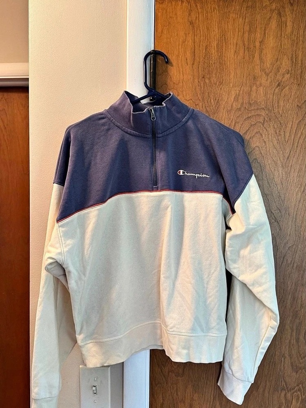 Champion Colorblock Quarter-Zip Pullover